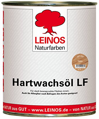Leinos 291 Hartwachsöl LF 0,75 l von Leinos Naturfarben