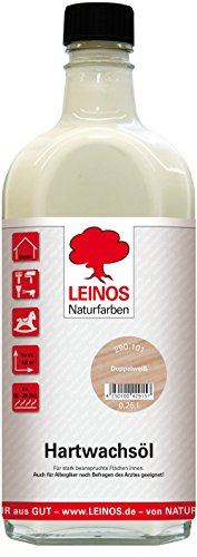 Leinos 290 Hartwachsöl 101 Doppelweiß 0,25 l von Leinos Naturfarben