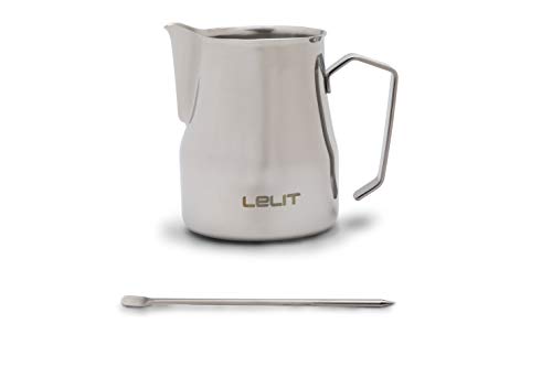 Lelit PLA301M Milchkanne mit Latte Art Pinsel, Edelstahl, Rostfreier Stahl, 50 cl von Lelit