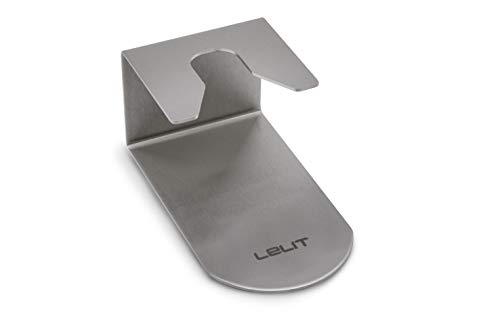 Lelit PLA4000 Tampingstation mit Unterseite aus rutschfestem Material, Satin-Edelstahl, Einheitsgröße von Lelit