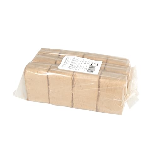 LEMODO Holzbriketts | Kaminbriketts mit Langer Brenndauer | Briketts für Kaminofen, Holzofen und Schwedenofen | Holzbriketts 10kg eingeschweißt | 12 Kamin Briketts pro Packung von Lemodo