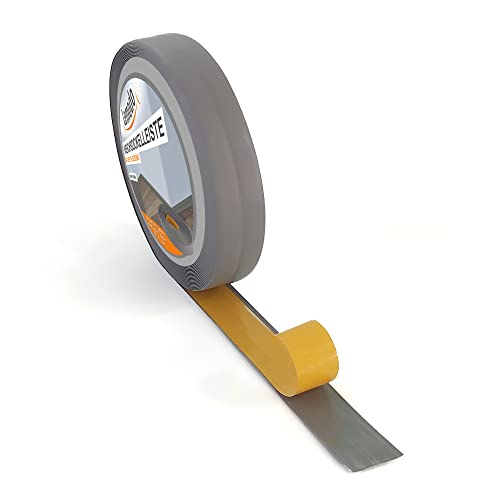 LEMODO Weichsockelleiste selbstklebend 18 + 18 mm (36 mm Gesamtbreite) | Winkelleiste aus PVC | Abschlussleiste auf der Rolle | Als Knickwinkelleiste oder Flachleiste einsetzbar von Lemodo