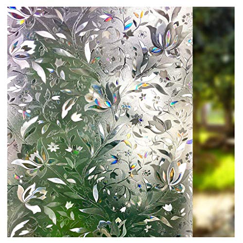 Lemon Cloud Fensterfolie für Glas, 3D, kein Kleber, statisch, dekorativ, 45 x 200 cm von Lemon Cloud