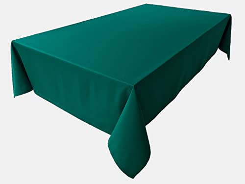 Hochwertige Tischdecke Tischwäsche aus 100% Baumwolle Kollektion Konzept, Farbe & Größe wählbar (Tischdecke - 120x200cm, Tannengrün) von Lemos Home