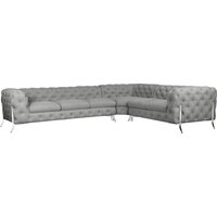 Leonique Chesterfield-Sofa "Amaury L-Form" von Leonique