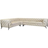 Leonique Chesterfield-Sofa "Amaury L-Form" von Leonique