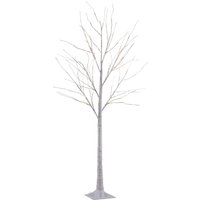 Just Light LED-Baum, weiss, BIRCH, Metall von Just Light