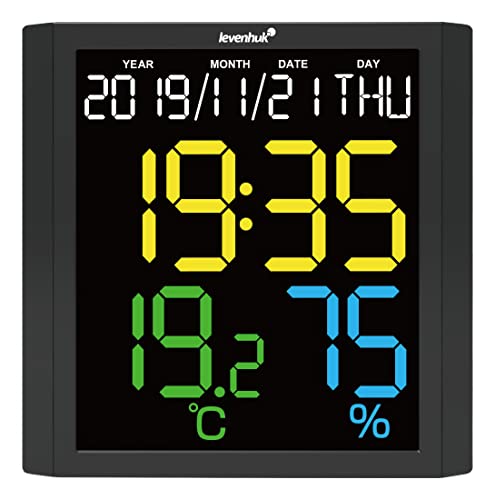 Levenhuk Wezzer PLUS LP10 Thermohygrometer – Thermometer, Hygrometer, Uhr, Wecker von Levenhuk
