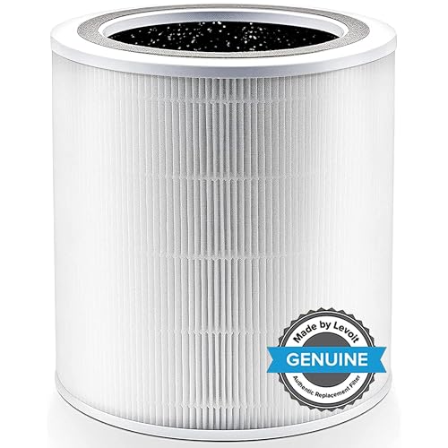 LEVOIT 3-IN-1 HEPA-Ersatzfilter für Luftreiniger Core 400S, HEPA-Filter, hocheffizienter Aktivkohlefilter und Vorfilter, Luftfilter gegen 99.97% Allergene Staub Pollen Rauch, Core 400S-RF von Levoit