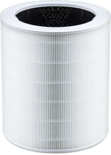 LEVOIT Ersatzfilter Luftfilter für Core 600S Luftreiniger, Echter HEPA-filter, hocheffizienter Aktivkohlefilter und Vorfilter, gegen 99.97% Allergene Staub Pollen Rauch, Core 600S-RF, Weiß von Levoit