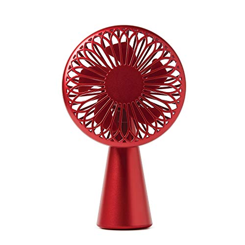 Lexon Wino Tragbarer Mini-Ventilator kabellos (Rot) von Lexon