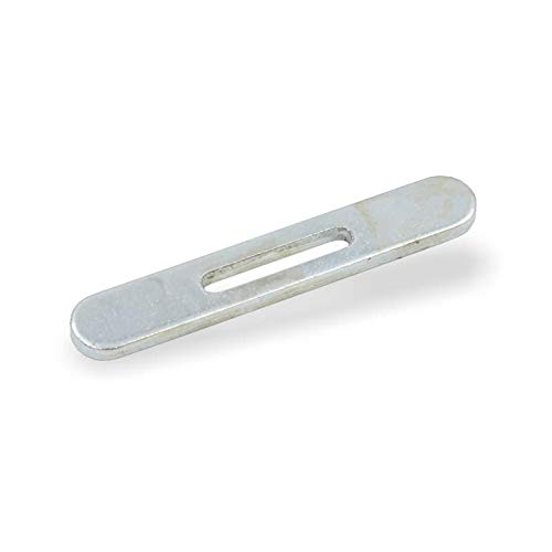 Kipp-Platte Blech mit 14mm Langloch für Drahtseile bis 2,0mm Trapezblech Zwischendecke als Kippdübel 38x6x1,8mm von Licht-Zubehoer.de