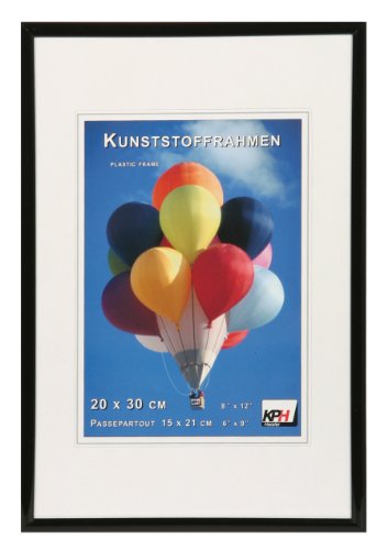 *** New Lifestyle Kunststoff Bilderrahmen ***: Farbe: Schwarz | Format: 21x29,7 (DIN A4) von LifeStyled