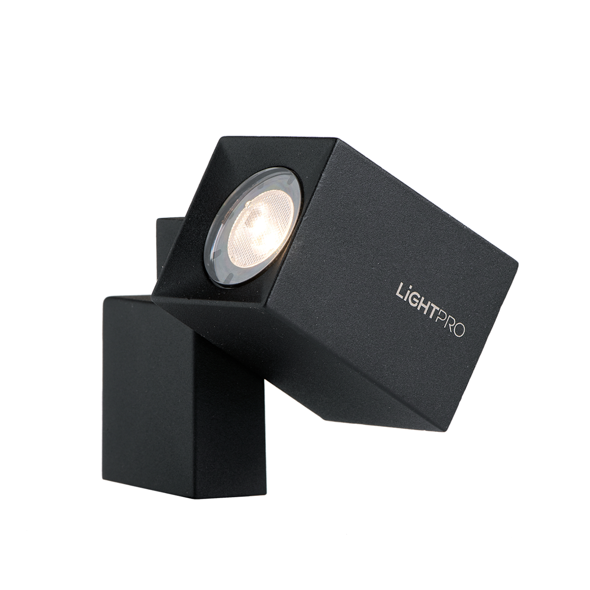 Lightpro Wandleuchte Quartz Schwarz Alu 120 lm von Lightpro