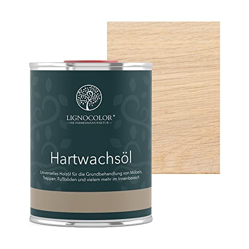 Lignocolor Hartwachsöl Holzöl für den Innenbereich (1 L, Sandstein) von Lignocolor