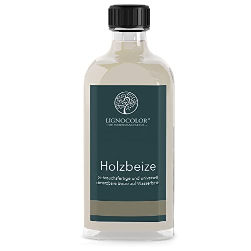 Lignocolor Holzbeize (100 ml, Weiss) umweltfreundliche Beize auf Wasserbasis für Holz von Lignocolor