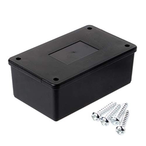lijun Wasserdichtes elektronisches Gehäuse aus ABS-Kunststoff Project Box Case Schwarz 105x64x40mm von lijun