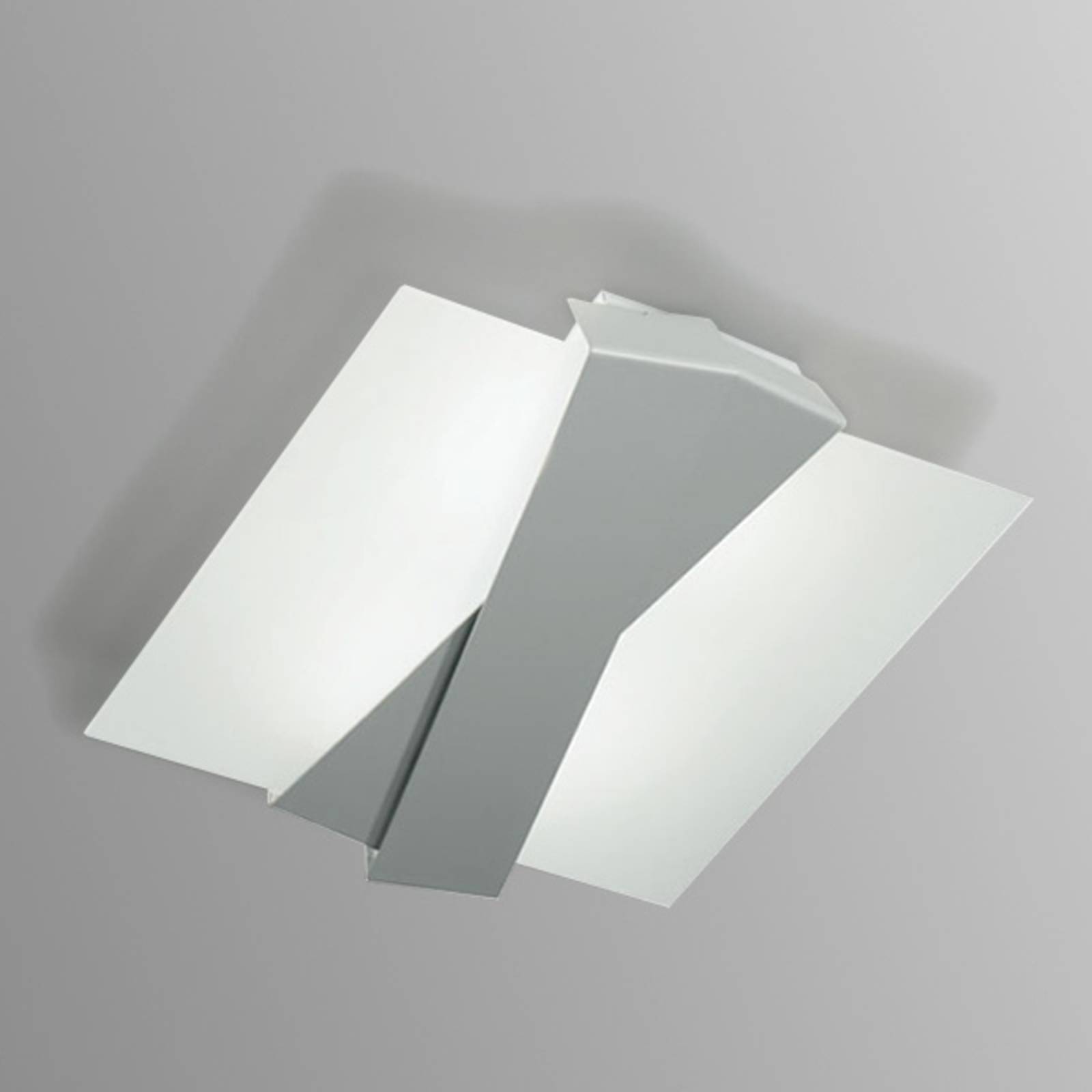 Deckenleuchte Zig Zag aluminium von Linea Light