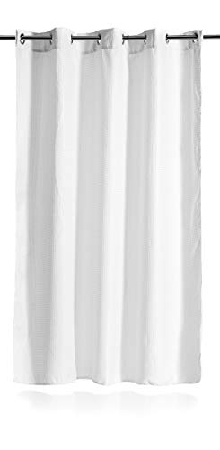 Lineabeta Duschvorhang, Polyester, Weiß, 240 x 480 x 80 cm von Lineabeta