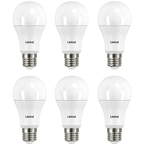 Linkind 13.7W Super Hell E27 LED Lampe, ersetzt 100 Watt, 2700K Warmweiß E27 A60 Edison Birne 1521Lm, 220° Abstrahlwinkel, nicht dimmbar, 6 Stück von Linkind