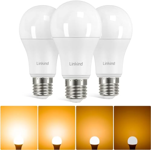 Linkind 3er-Pack 13W Dimmbar E27 LED Lampe, ersetzt 100 Watt, 2700 Kelvin Warmweiß 1521Lm E27 A60 Edison Birne mit 220° Abstrahlwinkel, Dimmbar E27 LED Leuchtmittel von Linkind
