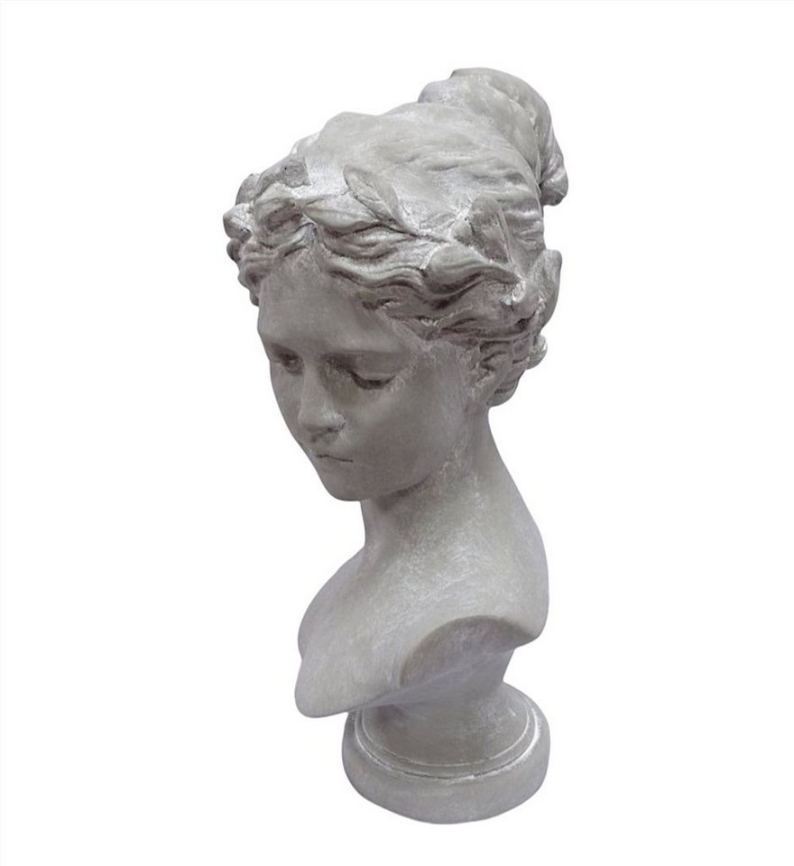 Linoows Dekoobjekt Aphrodite Büste, Antiken Skulptur, Frauenbüste 29 cm, Hand gefertigt von Linoows