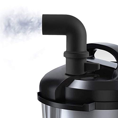 Lipeed Steam Diverter Release Zubehör, für Instant Pot Schnellkochtopf Silikon Schnellkochtopf Luftkanal Steam Release Shunt Schnellkochtopf Zubehör, Gadget für Küche/Wohnmobil (schwarz) von Lipeed