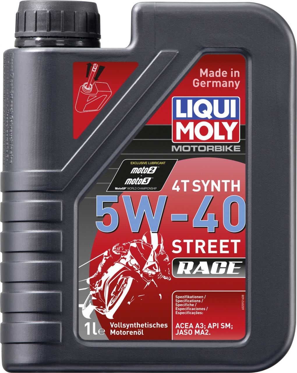 Liqui Moly 4-Takt Motoröl 4T Synth 5W-40 Street Race 1 L von Liqui Moly