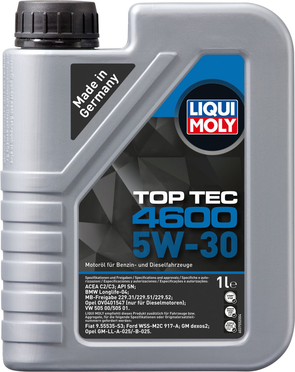 Liqui Moly Motoröl Top Tec 4600 SAE 5W-30 1 L von Liqui Moly