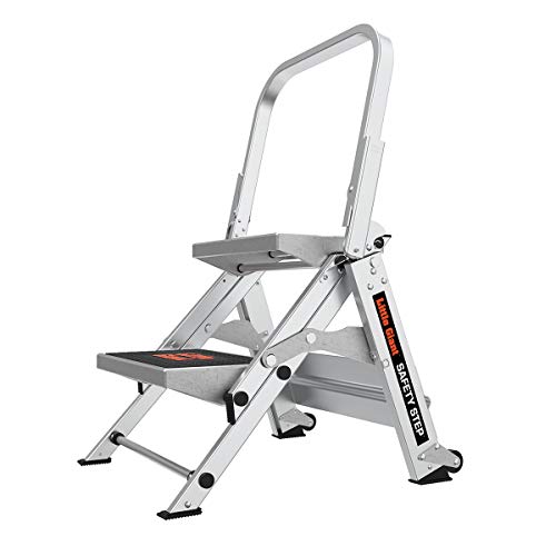 Little Giant Ladders, Safety Step, 2-Step, 2 foot, Step Stool, Aluminum, Type 1A, 300 lbs weight rating, (10210BA) von Little Giant