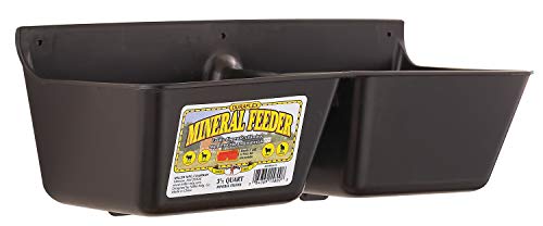 Miller Manufacturing Mineral Feeder Dispense Trough DuraFlex Plastic Black 3.5qt von Little Giant