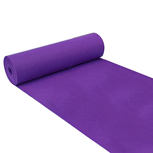 Purple Aisle Runner 2 ftx 15 ft Veranstaltungsteppich Hochzeitsteppich Rutschfester Laufsteg-Teppich mit 1 Stück Teppichband für Hochzeitsdekoration Weihnachten im Freien, 2 mm Polyester ( Size : 1.5x von Liyadolaam