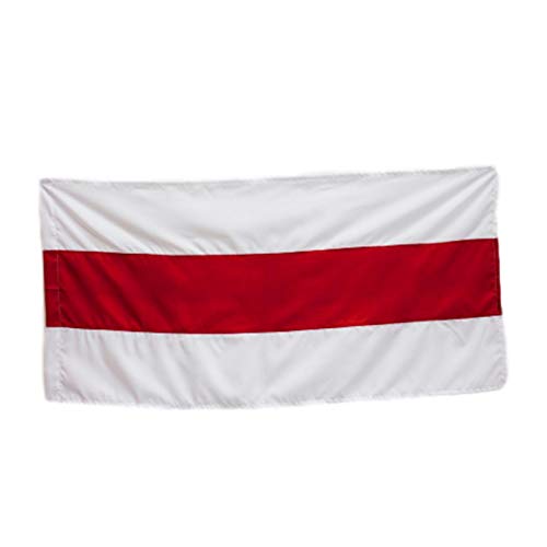 Belarus Original,Polyesterfaser 60x90CM/150x90CM Weißrussland Original Pagonya Flagge White Knight Horse Flag Banner von Ljourney