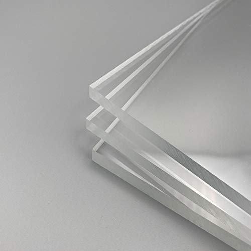 Acrylglas XT PLEXIGLAS® Zuschnitt Größe wählbar Platte Scheibe transparent 3mm 4mm 5mm 6mm 8mm Stärke 24h Versand (8mm, 400x600 mm) von Löffert Kunststoffe