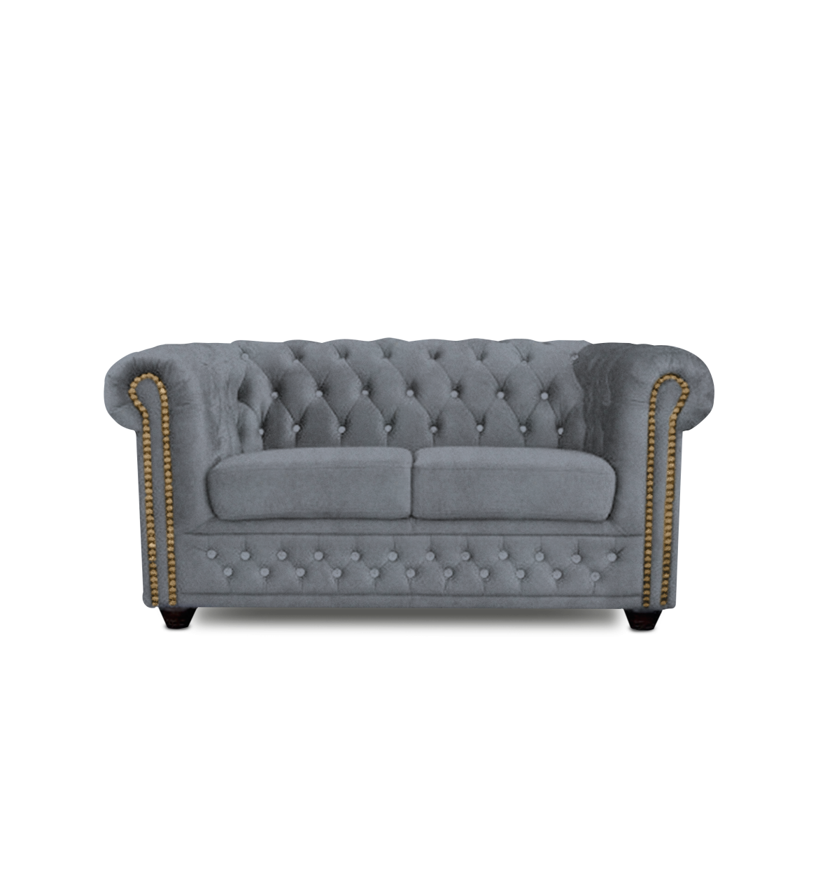 CAREGGI 2-Sitzer Sofa im Chesterfield-Stil mit Stoffauswahlmöglichkeiten von LoftMarkt