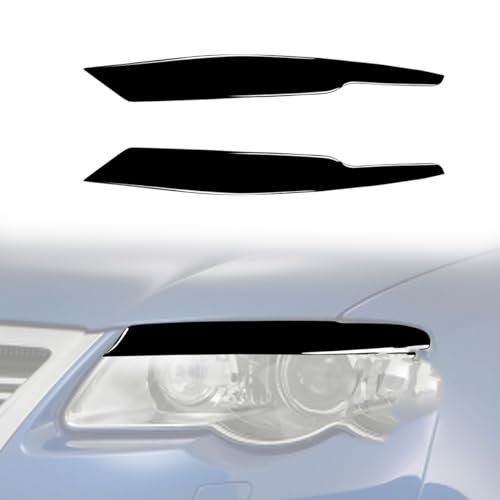 LohxA Auto-Licht-Augenbraue für VW Passat b6 3c 2005-2010, Auto-Nebelscheinwerfer-Lünettenabdeckung von LohxA