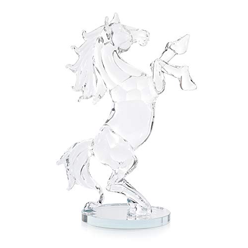 London Boutique Dekoratives Kristalltier Pferd Ornament Geschenk von London Boutique