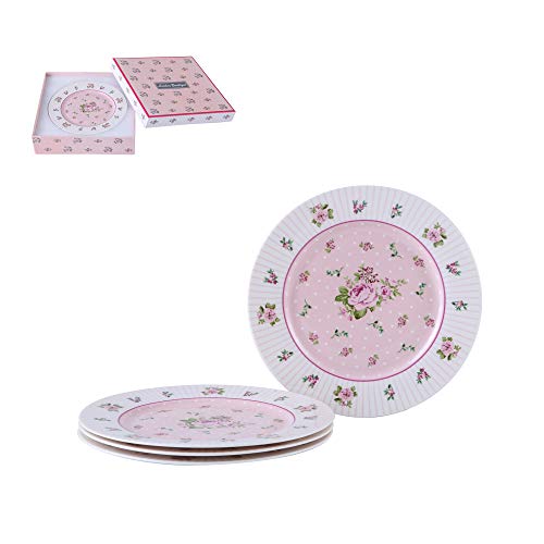 Porzellan Fine China Seite Kuchen Dessertteller 8" 20cm (Rose pink) von London Boutique