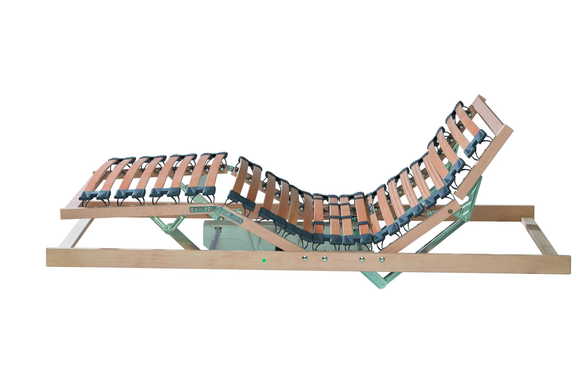Lattenrost Bioflex-Natur 100 x 200 cm elektrische Rücken- und Fußverstellung von Lonsberg von Lonsberg Decken und Matratzen