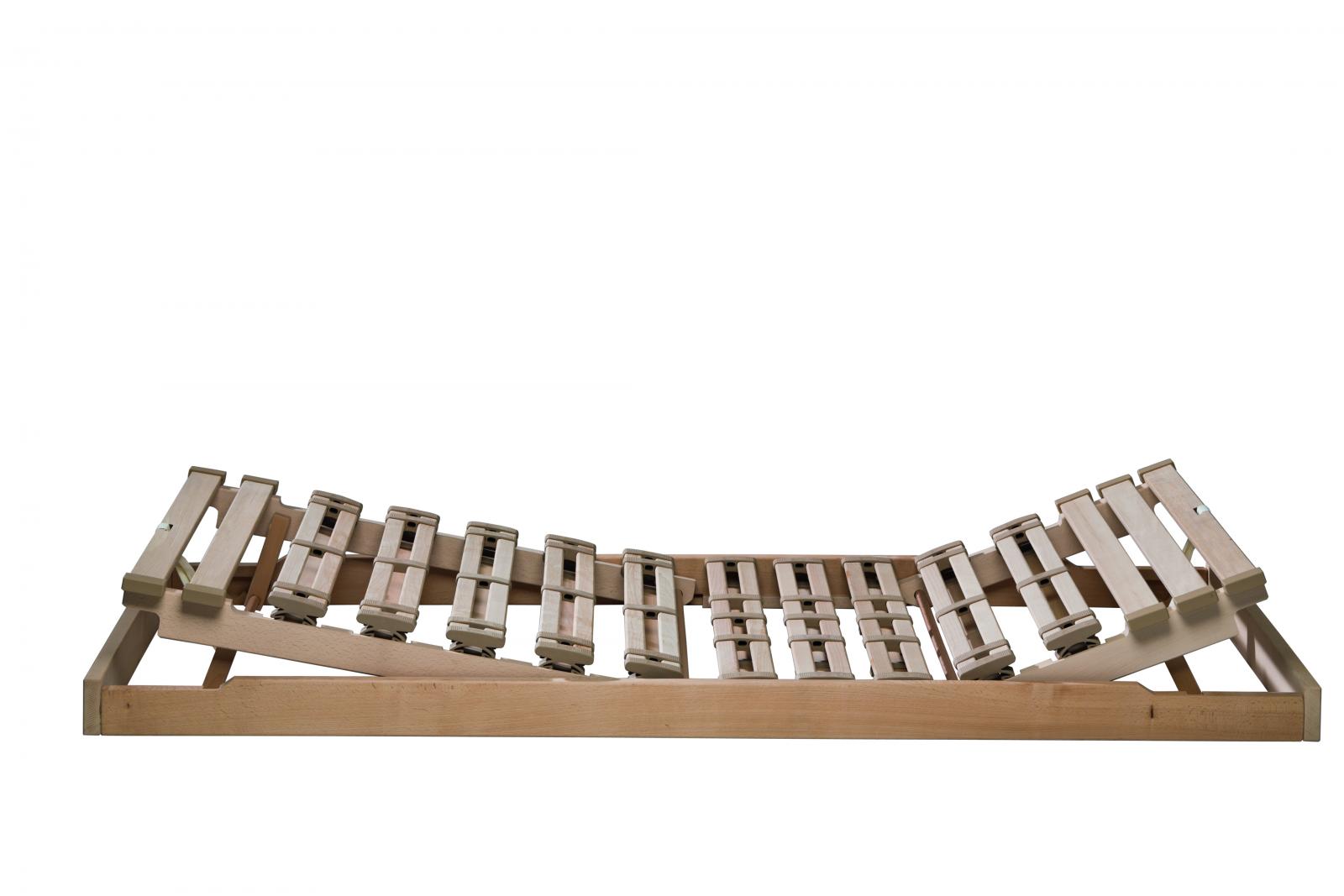 Lattenrost 'Set 15' 100 x 220 cm verstellbar Massivholz von Lonsberg von Lonsberg Decken und Matratzen