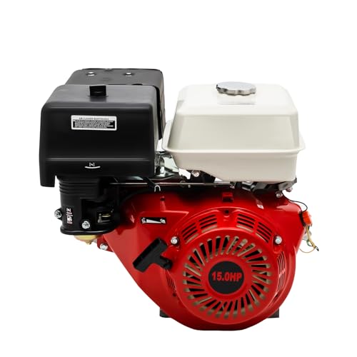 15 PS Benzinmotor Industrie-Ersatzmotor Standmotor Kartmotor Industriemotor 4-Takt Motor 420CC Luftkühlung 9.7KW,Geeignet für Wasserpumpen, Bagger usw. von Loohacp