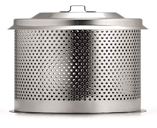 LotusGrill ® Ersatz-Kohlebehälter Small/Kompakt aus Edelstahl für den KLEINEN Grill - Speziell entwickelt für den raucharmen Small/Kompakt Holzkohlegrill/Tischgrill für den KLEINEN Grill von LotusGrill