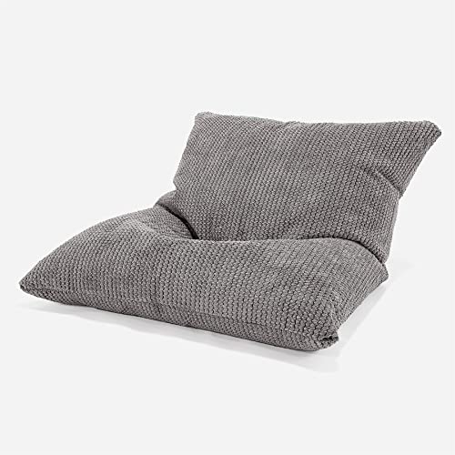 Lounge Pug, Kinder Sitzkissen, Sitzsack, Pom-Pom Anthrazit von Lounge Pug