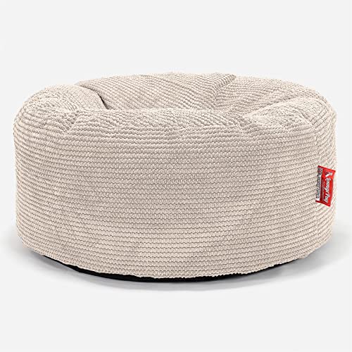 Lounge Pug, Sitzhocker Pouf, Sitzpouf, Pom-Pom Creme von Lounge Pug