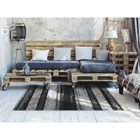 Island Nacht Linoleum Teppich, Grauer Vinyl Abstrakte Bodenmatte, Komfort Matte, Küchenmatte von LovftWave