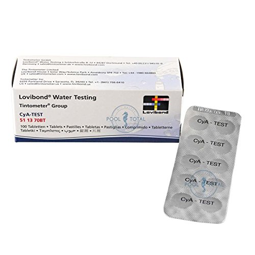 Lovibond CyA-Test Photometer 250 Tabletten (25 Streifen) by Pool Total | Markenqualität Tintometer von Lovibond