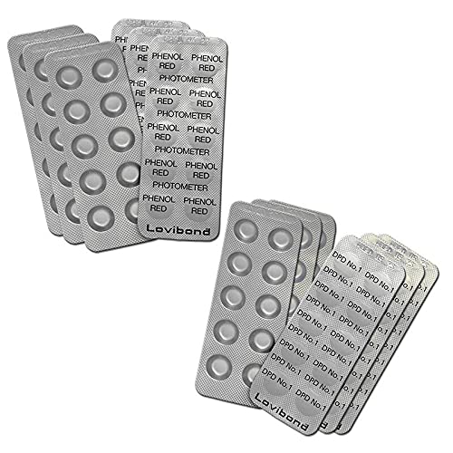 Lovibond MEGA Refill Pack PH und Chlor Tabletten elektronischen Pooltester von Lovibond
