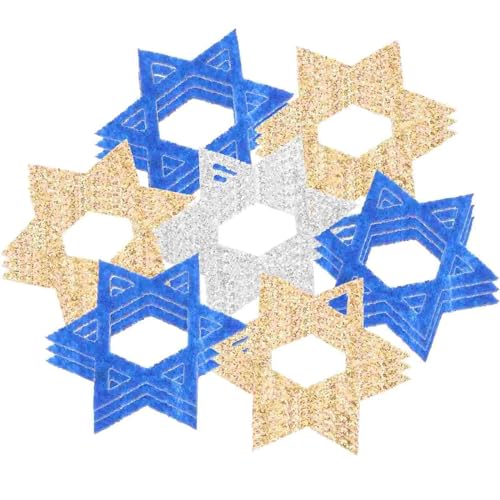 Lpitoy 50 Stück Hanukkah Glitter Konfetti, Jüdisches Festkonfetti, Chanukka-Dekorationen Für Den Tischmittelpunkt von Lpitoy