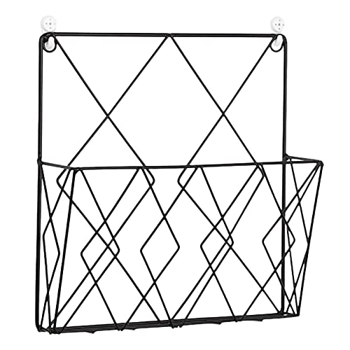 Wandregal, Zeitschriftensammler, Bücherregal, Zeitschriftenhalter Wandhalterung Zeitungshalter Wandkorb Eisenregal Zeitungshalter Magazinhalter Aus Metall Zeitschriftenständer Für Büro Wohnzimmer von Luckxing