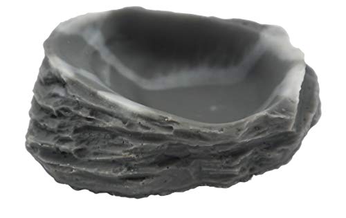 Lucky Reptile Water Dish Granit - mini, Wassernapf oder Futternapf für Terrarien, mini ca. 8x6x2 cm von Lucky Reptile